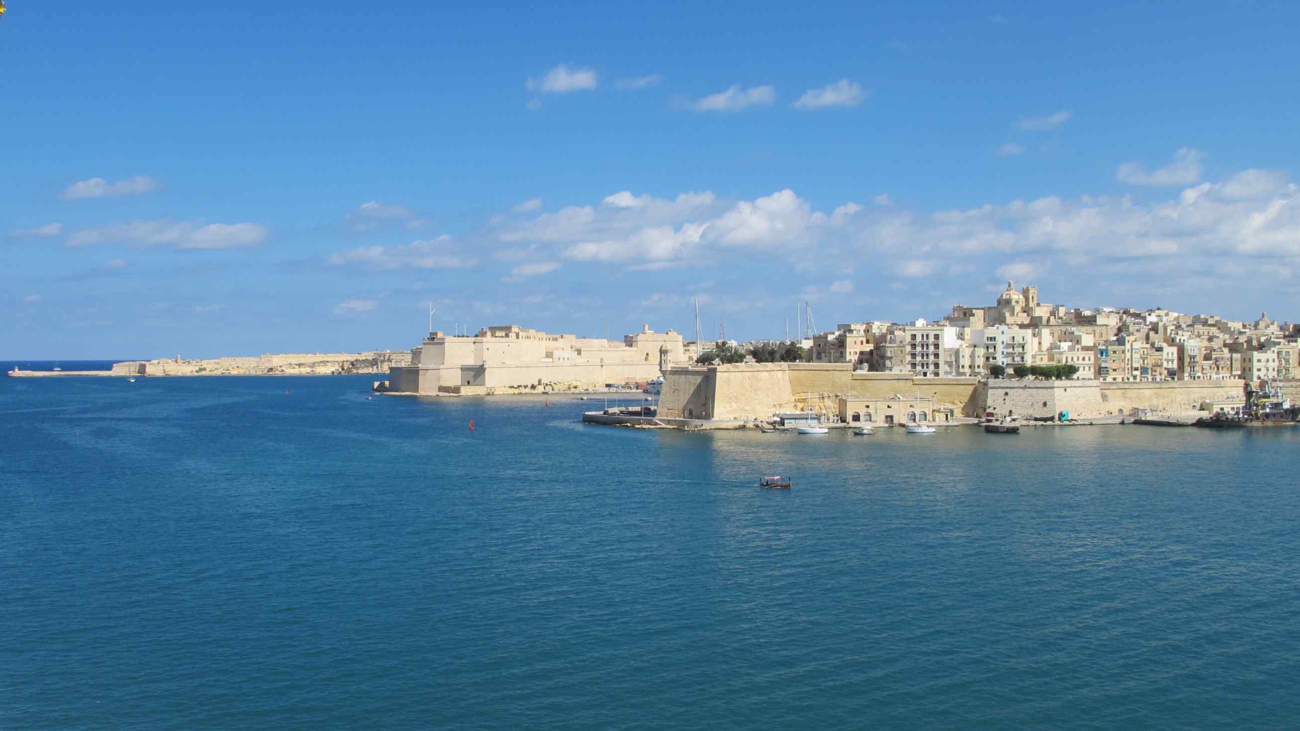 Grand Harbour Seen from our Cabin